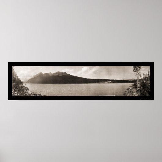 Lake Louise Alberta写真1907 ポスター (正面)