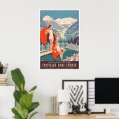 Lake Louise Art Canada Travel Poster Canadian ポスター (ホームオフィス)