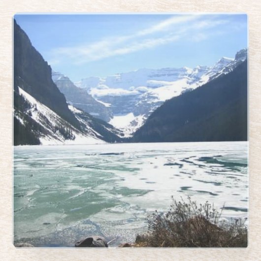 Lake Louise, Banff, Alberta, Canada ガラスコースター (正面)