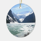 Lake Louise, Banff, Alberta, Canada セラミックオーナメント (左)