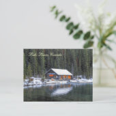 Lake Louise_Boat house_Postカード ポストカード (スタンド正面)