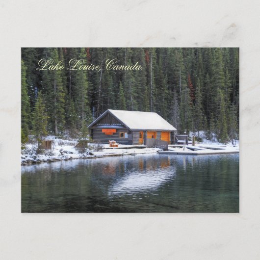 Lake Louise_Boat house_Postカード ポストカード (正面)