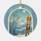 Lake Louise Canada ski souvenir  セラミックオーナメント (正面)
