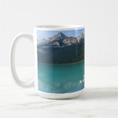 Lake Louise in Banff Canada コーヒーマグカップ (左)