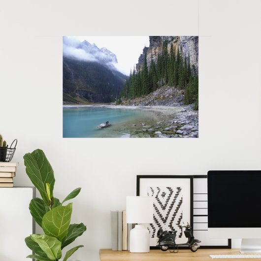 LAKE LOUISE NORTH SHORE ポスター (ホームオフィス)