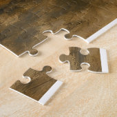 Lake Lucerne Swiss Flag & Jesuit Church Art Puzzle ジグソーパズル (側面)