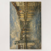 Lake Lucerne Switzerland Jesuit Church Art Puzzle ジグソーパズル (縦)