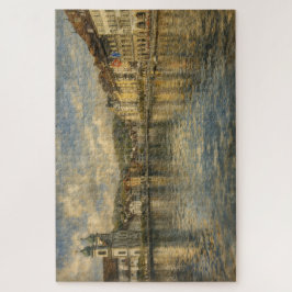 Lake Lucerne Switzerland Jesuit Church Art Puzzle ジグソーパズル