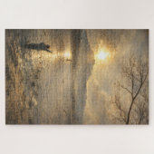 Lake Lucerne Switzerland Seagulls Fine Art Puzzle ジグソーパズル (横)