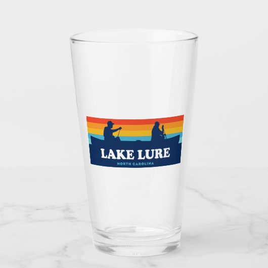 Lake Lure North Carolina Canoe タンブラーグラス (正面)