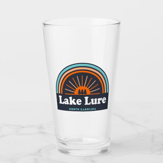 Lake Lure North Carolina Rainbow タンブラーグラス (正面)
