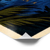 Lake Maracaibo, Venezuela, in a classic retro  ポスター (コーナー)