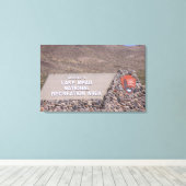 Lake Meadレクリエーションエリアサインキャンバスプリント キャンバスプリント (インサイチュ (ウッドフロア))