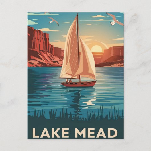 Lake Mead Nevada、エクスペリエンスセレニティ ポストカード (正面)