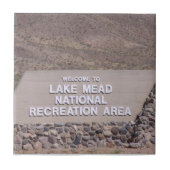 Lake Meadeレクリエーションエリアサインセラミックタイル タイル (正面)