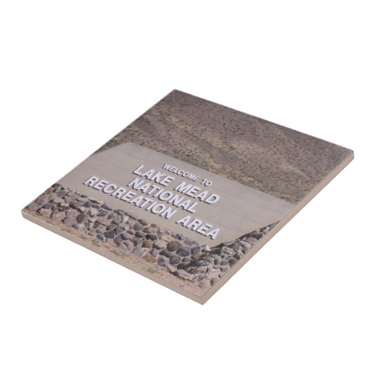 Lake Meadeレクリエーションエリアサインセラミックタイル タイル (側面)