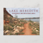 Lake Meredith from Turkey Creek Trail,テキサス州 ポストカード (正面)