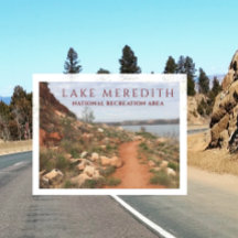 Lake Meredith from Turkey Creek Trail,テキサス州