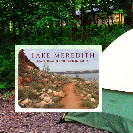 Lake Meredith、Turkey Creek Trail、テキサス州 マグネット