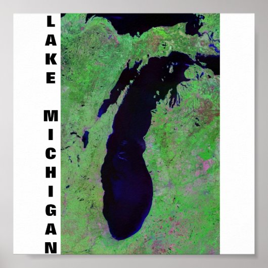 Lake Michigan ポスター (正面)