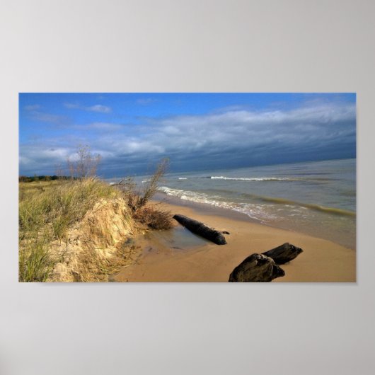 Lake Michigan, Sheboygan, Wisconsin ポスター (正面)