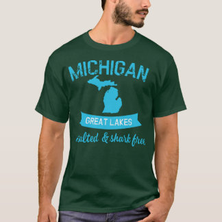 Lake Michigan Unsalted Shark Erie Huron Ontario Su Tシャツ