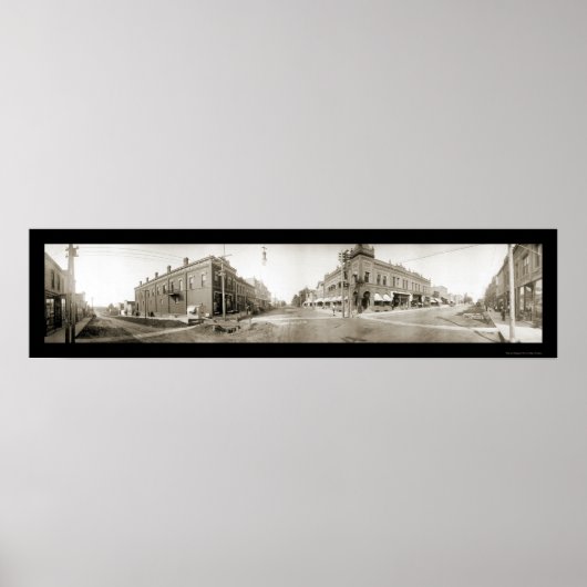 Lake Mills, IA写真1908 ポスター (正面)