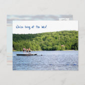 Lake Moving Announcementの新しいアドレス 案内ポストカード (正面/裏面)