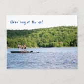 Lake Moving Announcementの新しいアドレス 案内ポストカード (正面)