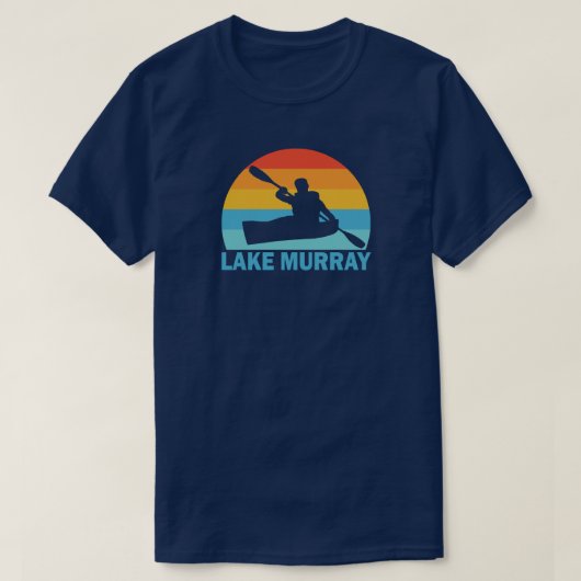 Lake Murray South Carolina Kayak Tシャツ (デザイン正面)