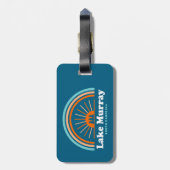 Lake Murray South Carolina Rainbow ラゲッジタグ (裏面縦)