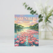 Lake Nakuru Kenya ポストカード (スタンド正面)