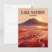 Lake Natron Tanzania ポストカード (正面/裏面)