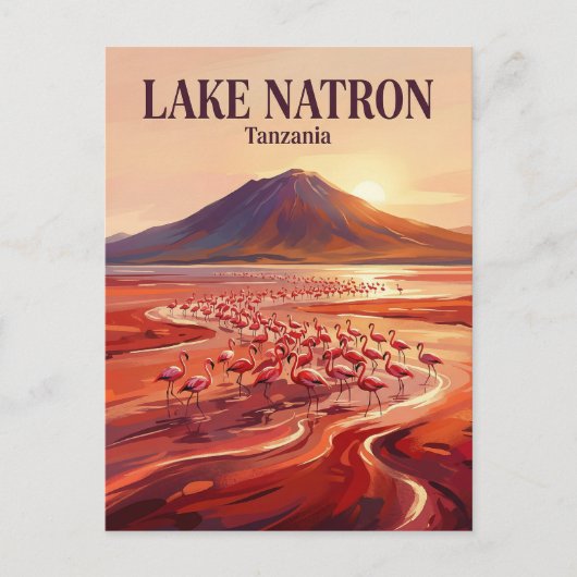 Lake Natron Tanzania ポストカード (正面)