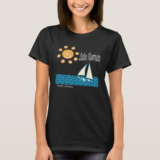 Lake Norman North Carolina Tシャツ (正面)
