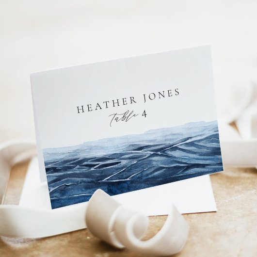 Lake Ocean Waters Destination Place Cards 出欠カード