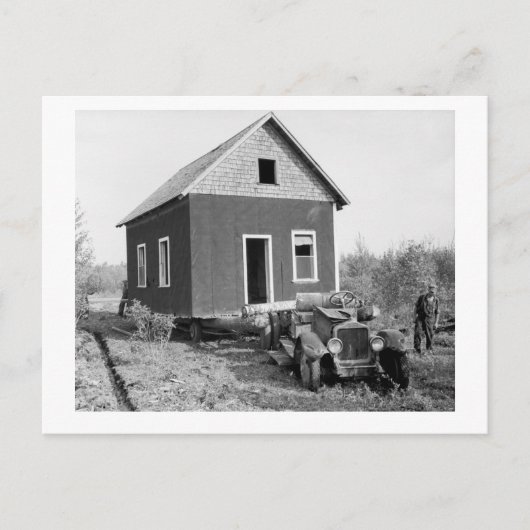 Lake of the Woods Mobile Home, 1930s ポストカード (正面)