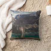 Lake O'Hara by John Singer Sargent, ビクトリアン Art クッション (ブランケット)