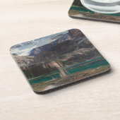 Lake O'Hara by John Singer Sargent, ビクトリアン Art コースター (左側)