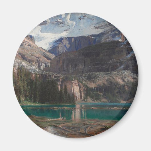 Lake O'Hara by John Singer Sargent, ビクトリアン Art マグネット (正面)