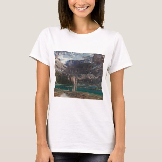 Lake O'Hara by John Singer Sargent, ビクトリアン Art Tシャツ (正面)