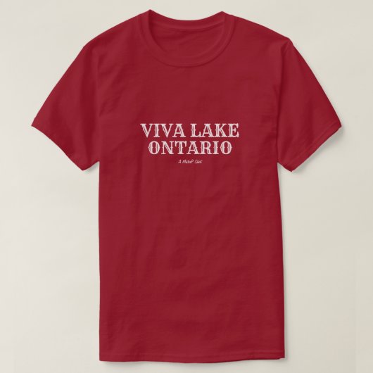 Lake Ontario - A MisterP Tシャツ (デザイン正面)