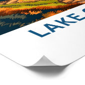 Lake Ontario Canada Travel Print ポスター (角)