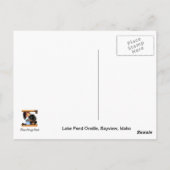 Lake PendOreille Silette Sunset, Bayview, Idaho ポストカード (裏面)