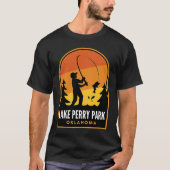 Lake Perry Park Oklahoma Fishing Tシャツ (正面)