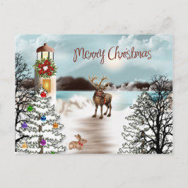 Lake Photo Cardでのクリスマス シーズンポストカード