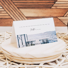 Lake Pier Ocean Destination Place Cards プレイスカード