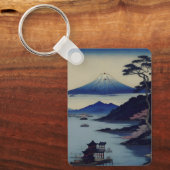 Lake, Pine and Mountain - Japan キーホルダー (正面)