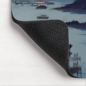 Lake, Pine and Mountain - Japan マウスパッド (コーナー)