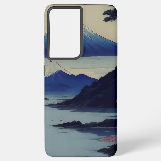Lake, Pine and Mountain - Japan Samsung Galaxyケース (裏面)